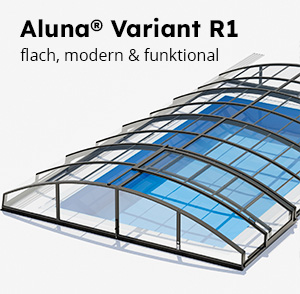 Poolüberdachung Aluna® Variant R1