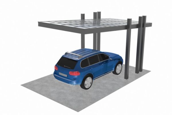 Aluna® Carport II für Photovoltaik