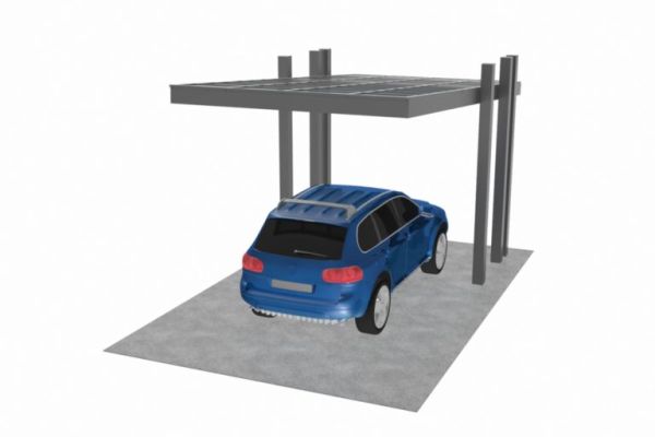 Aluna® Carport II für Photovoltaik